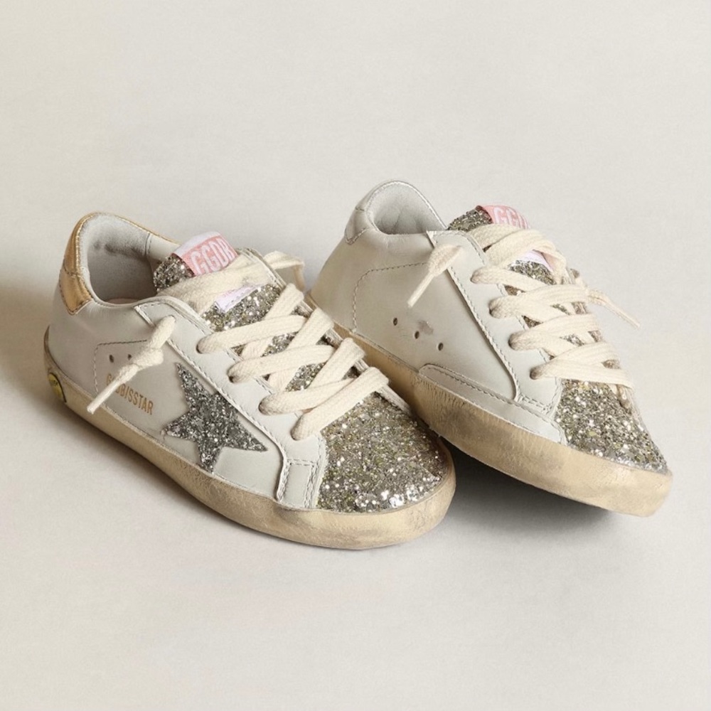 Golden Goose Super Star Glitter Sneakers